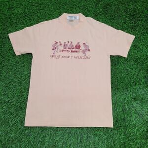 Vintage 80s Great Smoky Mountains T-Shirt Mens Medium Made In the USA